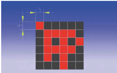 Vulcan 직사각형 레이저 빔