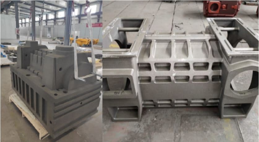 주철 수평 기계 베이스 적용 사례